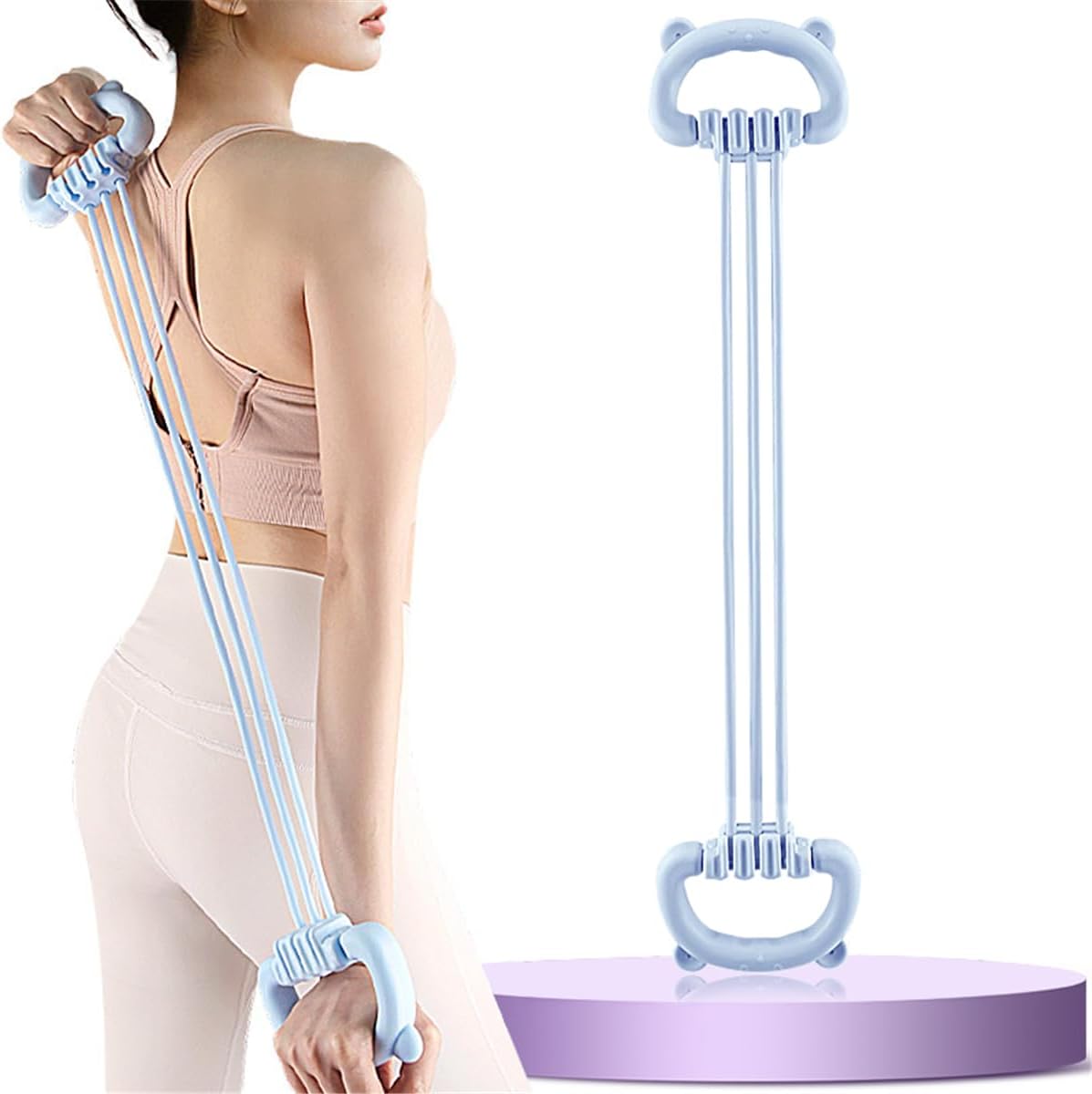 Pilates Yoga Home Workout - Bandas de Resistência em Formato de