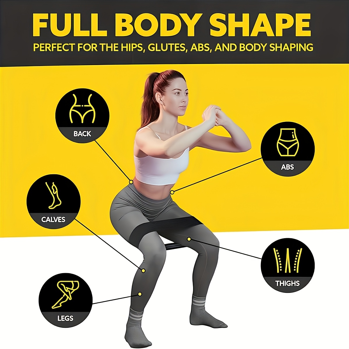 Conjunto de 3 faixas de resist - Pilates Yoga Home Workout avaliação e preço