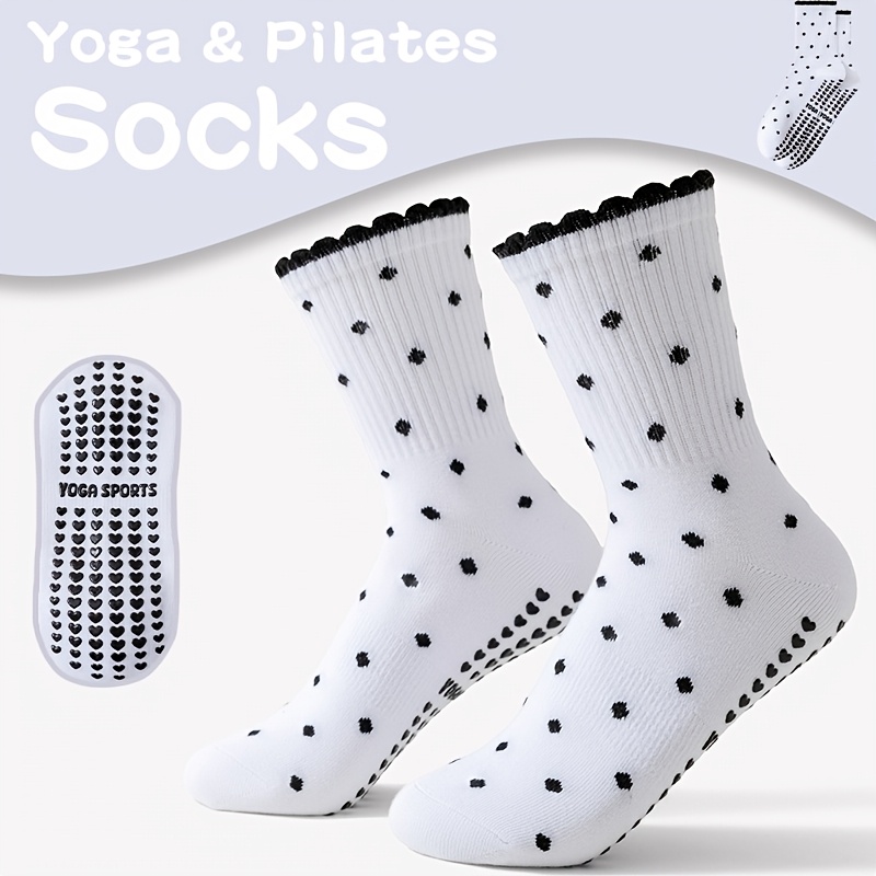 Meias de Yoga Femininas Branca - Pilates Yoga And Barre avaliação e preço