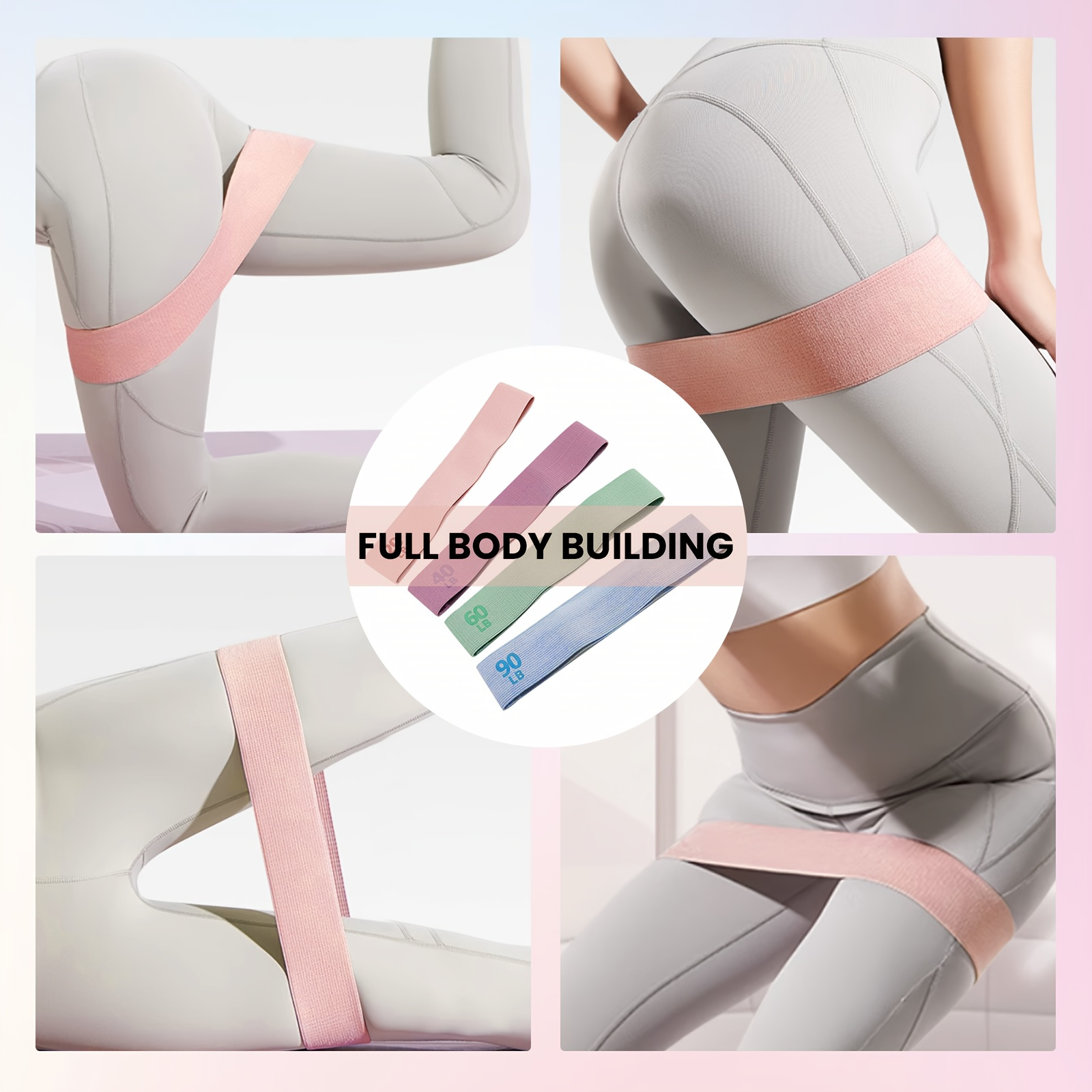 Conjunto de 4 Faixas de Resist - Pilates And Yoga Combined avaliação e preço