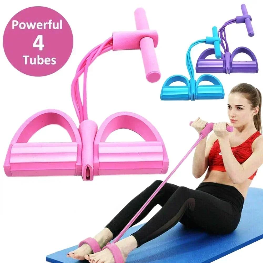 Faixa elástica de resistência  - Pilates Yoga Home Workout avaliação e preço